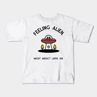 alien abduction Kids T-Shirt